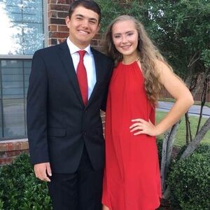 MSK Red Halter Mini Dress